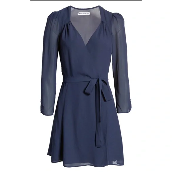 NEW Reformation Murietta Dress Sz Small - Picture 2 of 7